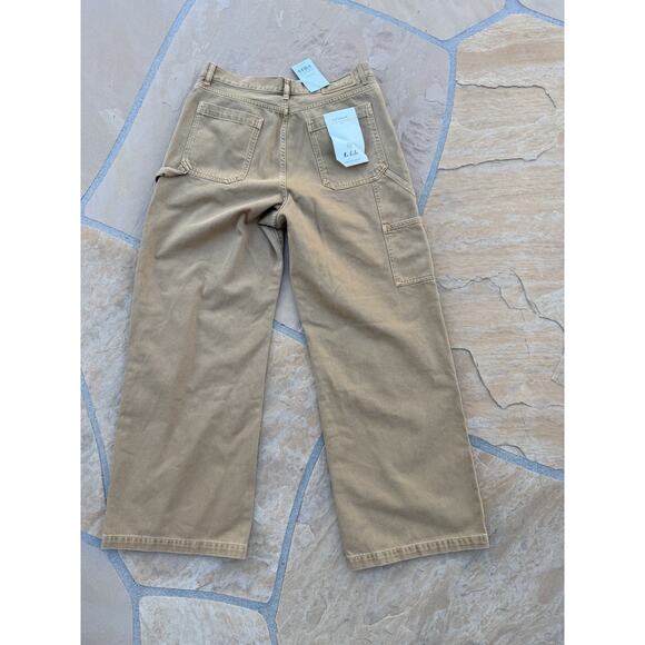 La Ligne NYC The Dunton Jean in Khaki Size 32 Medium Carpenter Beige Brown NWT - Picture 3 of 3